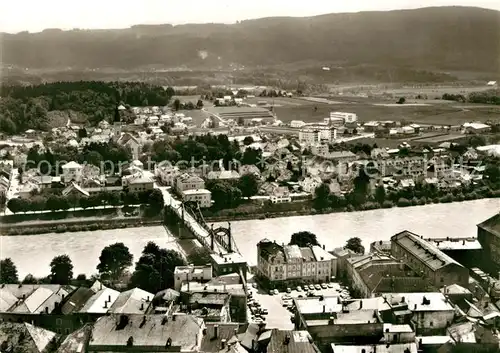 AK / Ansichtskarte Laufen Salzach Fliegeraufnahme Kat. Laufen