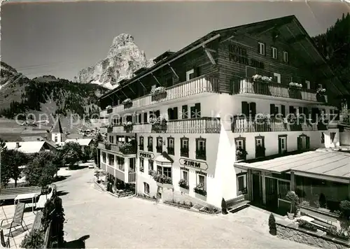 AK / Ansichtskarte Corvara Pustertal Suedtirol Hotel Posta Zirm Kat. Pustertal