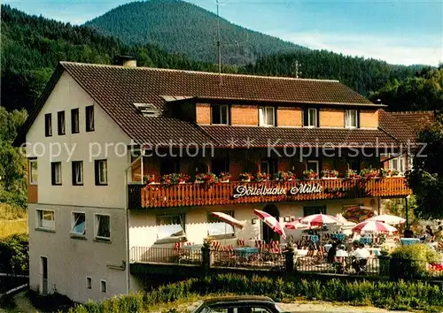 AK / Ansichtskarte Bad Griesbach Schwarzwald  Pension Restaurant Doettelbacher Muehle Kat. Bad Peterstal Griesbach