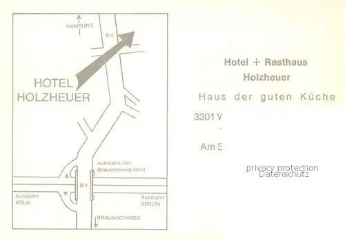 AK / Ansichtskarte Wenden Braunschweig Hotel Rasthaus Holzheuer Kat. Braunschweig