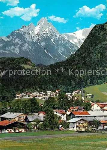 AK / Ansichtskarte Bad Haering Tirol mit Wildem Kaiser Kat. Bad Haering