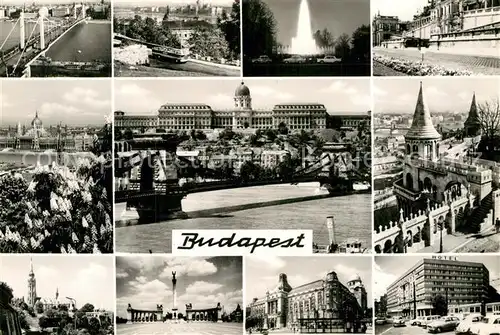 AK / Ansichtskarte Budapest Sehenswuerdigkeiten der Stadt Kat. Budapest