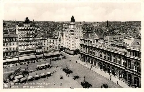 AK / Ansichtskarte Bruxelles Bruessel Coin de la Place Rogier Kat. 