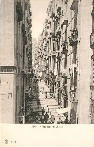 AK / Ansichtskarte Napoli Neapel Gradoni di Chiaia Kat. Napoli