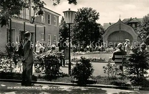 AK / Ansichtskarte Bad Woerishofen Kurhaus mit Musikpavillon Kat. Bad Woerishofen