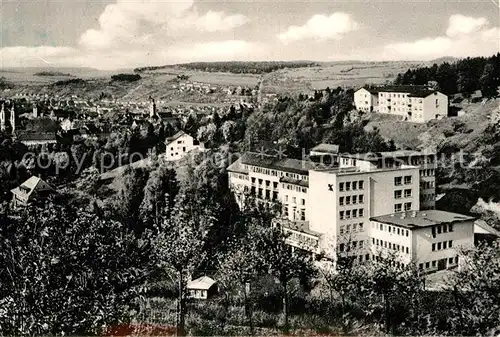 AK / Ansichtskarte Bad Mergentheim Sanatorium Taubertal Fernsicht Kat. Bad Mergentheim