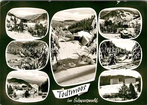 AK / Ansichtskarte Todtmoos Winterpanorama Hoehenluftkurort Wintersportplatz Schwarzwald Kat. Todtmoos