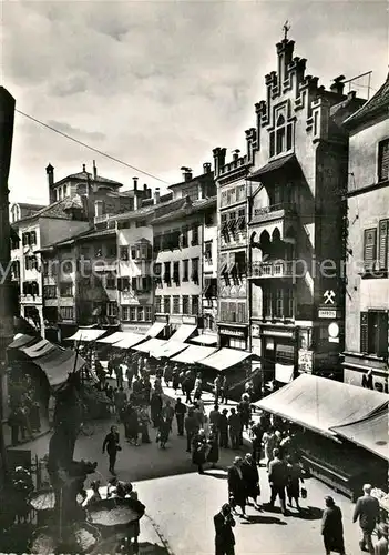 AK / Ansichtskarte Bolzano Piazza Erbe Gemuesemarkt Kat. Bolzano