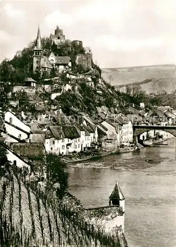 AK / Ansichtskarte Saarburg Saar Staden mit Kautentuermchen Kat. Saarburg