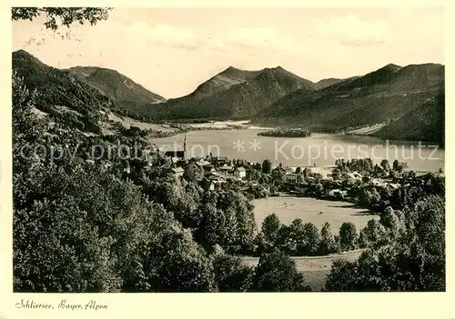 AK / Ansichtskarte Schliersee Panorama Kat. Schliersee