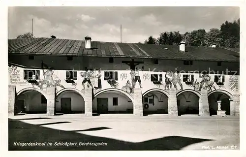 AK / Ansichtskarte Berchtesgaden Kriegerdenkmal im Schlossplatz Kat. Berchtesgaden