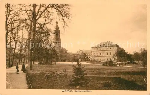 AK / Ansichtskarte Weimar Thueringen Residenzschloss Kat. Weimar