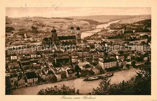 AK / Ansichtskarte Passau Blick vom Oberhaus  Kat. Passau