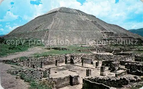AK / Ansichtskarte Teotihuacan Piramide del Sol Kat. San Juan Teotihuacan Mexiko