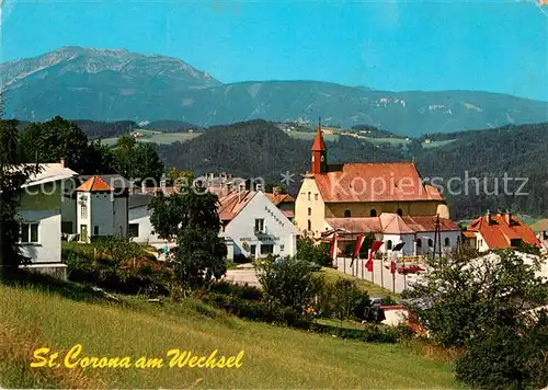 AK / Ansichtskarte St Corona Wechsel Kirchenpartie Kat. St. Corona am Wechsel