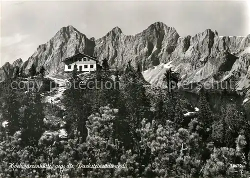 AK / Ansichtskarte Hochwurzenhuette mit Dachsteinsuedwand Kat. Rohrmoos Untertal