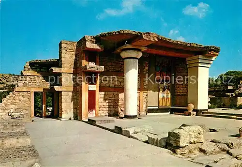AK / Ansichtskarte Kreta Crete Knossos suedlicher Porticus Kat. Insel Kreta