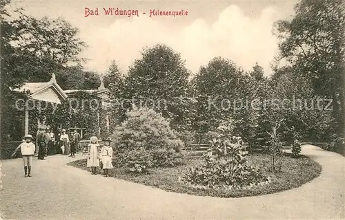 AK / Ansichtskarte Bad Wildungen Helenenquelle Kat. Bad Wildungen