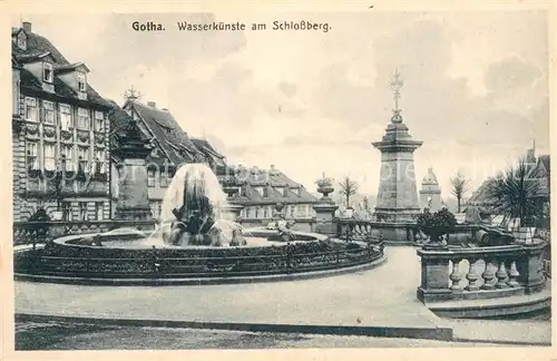 AK / Ansichtskarte Gotha Thueringen Wasserkuenste Schlossberg Kat. Gotha