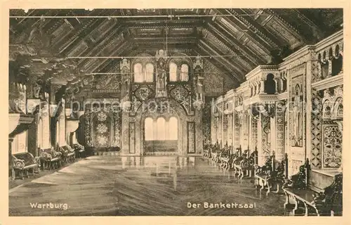 AK / Ansichtskarte Wartburg Eisenach Bankettsaal Kat. Eisenach
