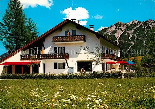 AK / Ansichtskarte Kruen Cafe Pension Sonnwinkel am Barmsee Kat. Kruen