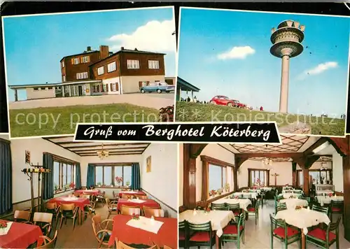 AK / Ansichtskarte Luegde Berghotel Gaststaette Koeterberg Kat. Luegde