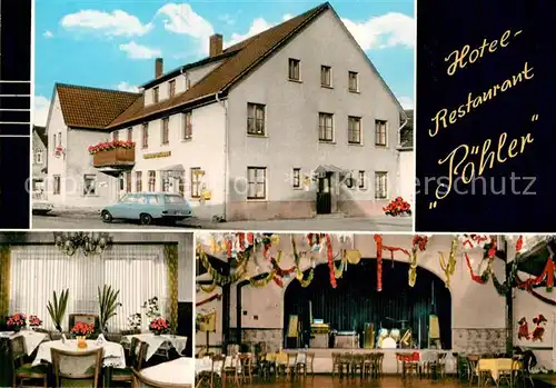 AK / Ansichtskarte Nordhemmern Hotel Restaurant Poehler Kat. Hille