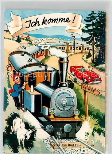 AK / Ansichtskarte Bad Ems Eisenbahn Kat. Bad Ems
