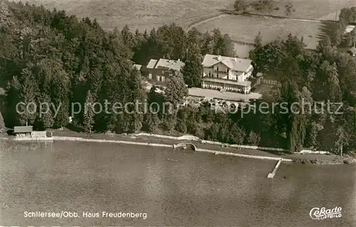 AK / Ansichtskarte Schliersee Haus Freudenberg Fliegeraufnahme Kat. Schliersee