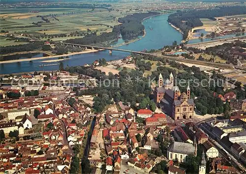 AK / Ansichtskarte Speyer Rhein Fliegeraufnahme Dom  Kat. Speyer