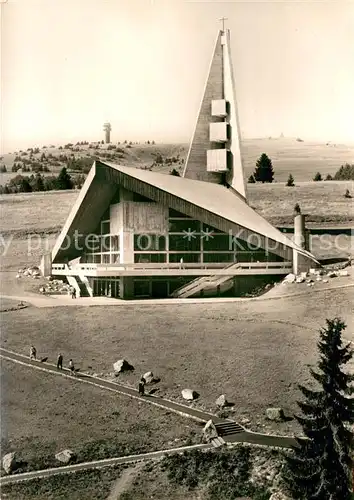 AK / Ansichtskarte Feldberg Schwarzwald Kirche der Verklaerung Christi Architekt Rainer Disse Kat. Feldberg (Schwarzwald)