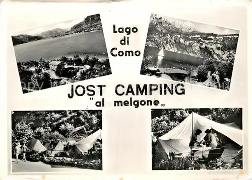 AK / Ansichtskarte Lago di Como Jost Camping al melgone Panorama Gardasee Kat. Italien