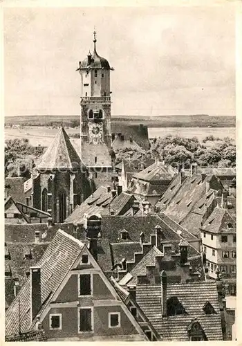 AK / Ansichtskarte Memmingen Ortsmotiv mit St Martins Kirche Kat. Memmingen