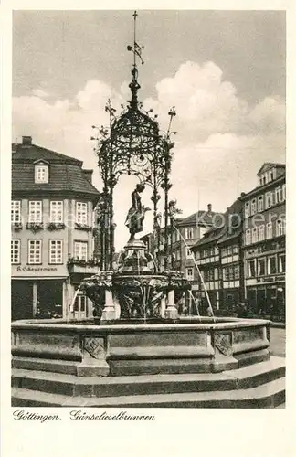 AK / Ansichtskarte Goettingen Niedersachsen Gaenselieselbrunnen Kat. Goettingen