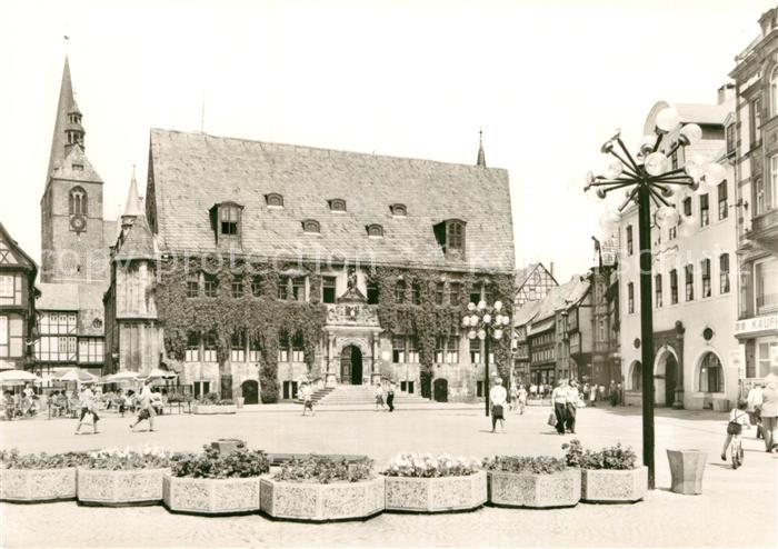 AK / Ansichtskarte Quedlinburg Rathaus Kat. Quedlinburg Nr. df56333