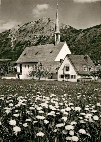 AK / Ansichtskarte Bayerisch Gmain Pfarrkirche St Nikolaus von der Fluee Kat. Bayerisch Gmain