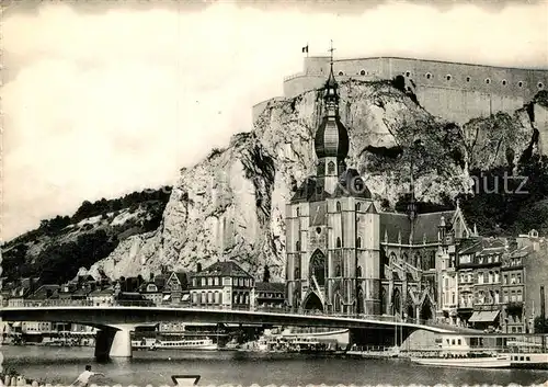 AK / Ansichtskarte Dinant Wallonie Le Pont la Collegiale et la Citadelle Kat. Dinant