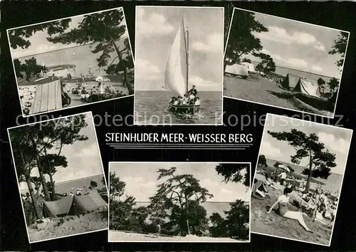 AK / Ansichtskarte Steinhude Meer Teilansichten Weisser Berg