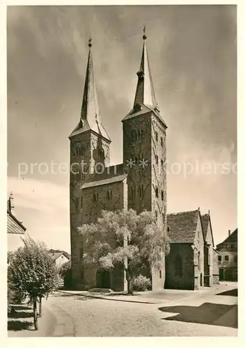 AK / Ansichtskarte Hoexter Weser Pfarrkirche S Kiliani Westfassade Kat. Hoexter