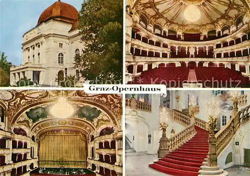 AK / Ansichtskarte Graz Steiermark Opernhaus Festsaal Treppe Kat. Graz