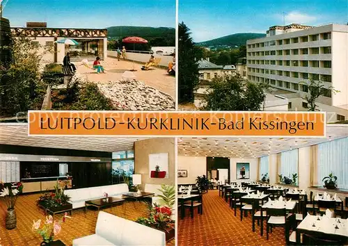AK / Ansichtskarte Bad Kissingen Luitpold Kurklinik Speisesaal Kat. Bad Kissingen
