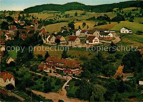AK / Ansichtskarte Kirschhausen Pension Villa Rosemarie Fliegeraufnahme Kat. Heppenheim (Bergstrasse)