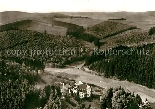 AK / Ansichtskarte Huettental Siegen Erholungsheim Patmos Fliegeraufnahme Kat. Siegen