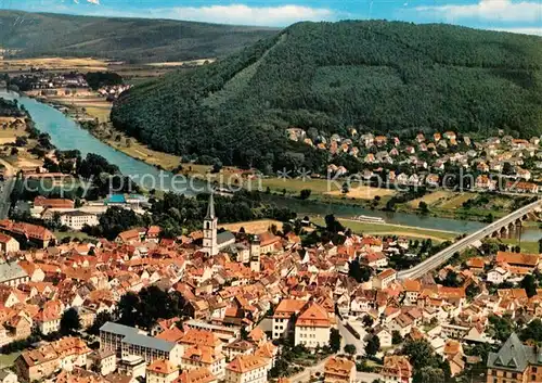 AK / Ansichtskarte Lohr Main Fliegeraufnahme Kat. Lohr a.Main