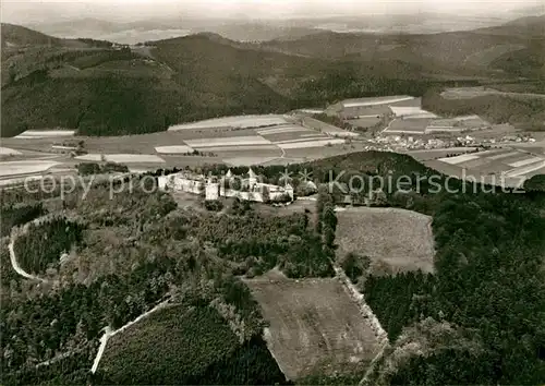 AK / Ansichtskarte Breitenbach Herzberg Burg Herzberg Fliegeraufnahme Kat. Breitenbach a. Herzberg