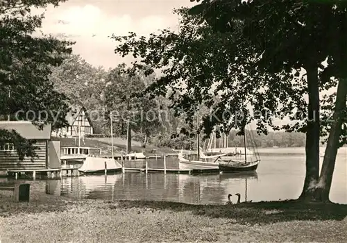 AK / Ansichtskarte Pieskow Bad Saarow Scharmuetzelsee Seglerheim  Kat. Bad Saarow Pieskow