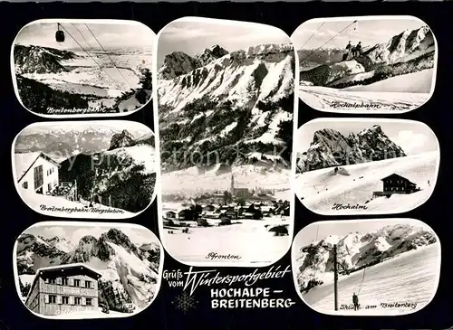 AK / Ansichtskarte Pfronten Panorama Wintersportgebiet Hochalpe Breitenberg Kat. Pfronten