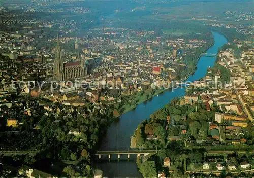 AK / Ansichtskarte Ulm Donau Fliegeraufnahme Kat. Ulm