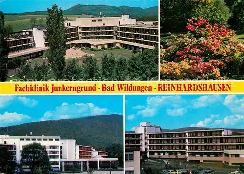 AK / Ansichtskarte Reinhardshausen Fachklinik Junkerngrund Garten Kat. Bad Wildungen