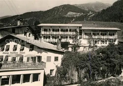 AK / Ansichtskarte San Leonhardo in Passiria Gasthaus Albergo Felseneck